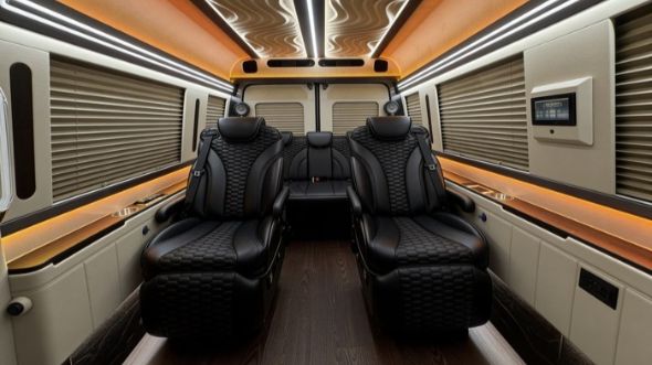 8 passenger sprinter van inside beaumont