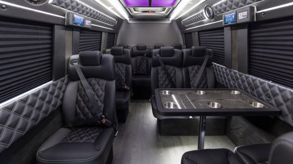 beaumont 15 passenger sprinter van interior