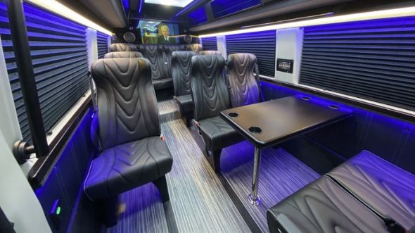 beaumont 18 passenger sprinter van interior