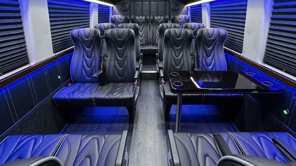 beaumont 20 passenger sprinter van interior