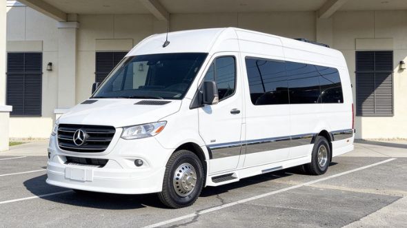 beaumont wedding sprinter van rental