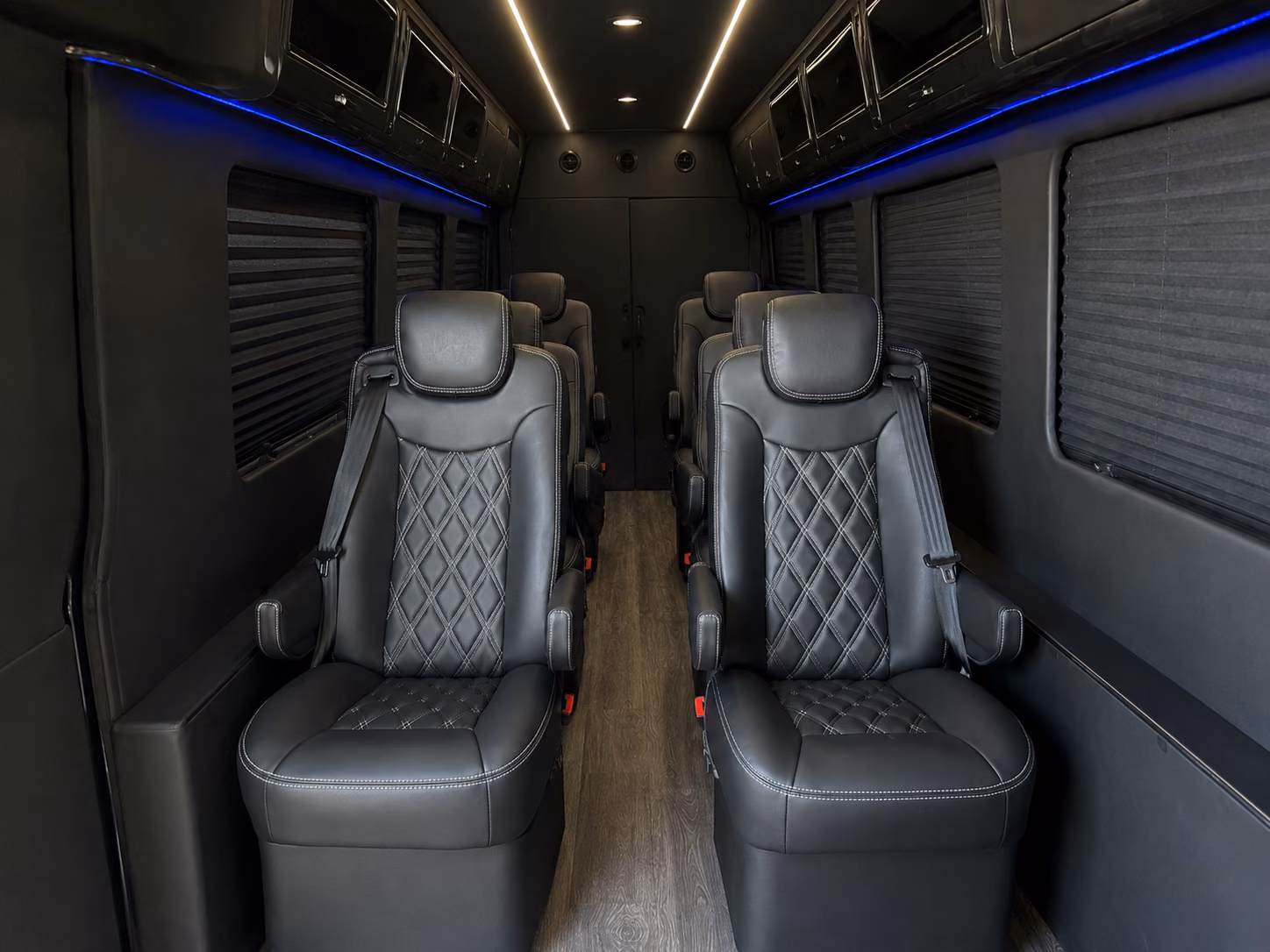 18 passenger sprinter van inside