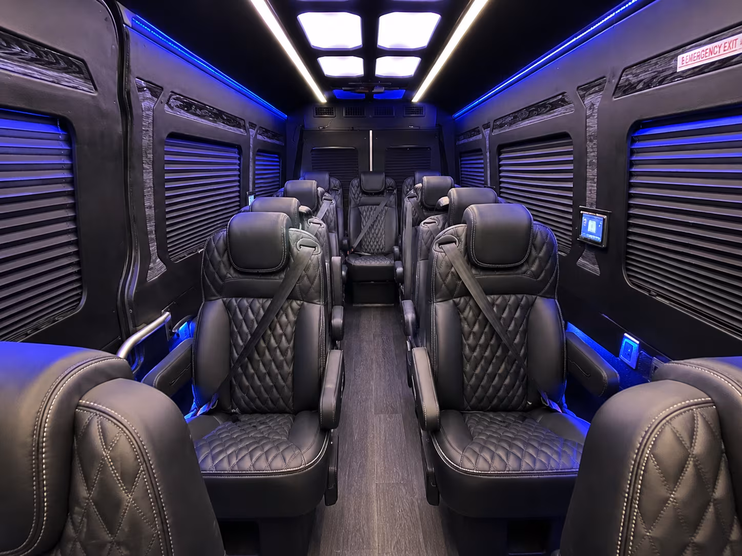 beaumont 10 passenger sprinter van inside