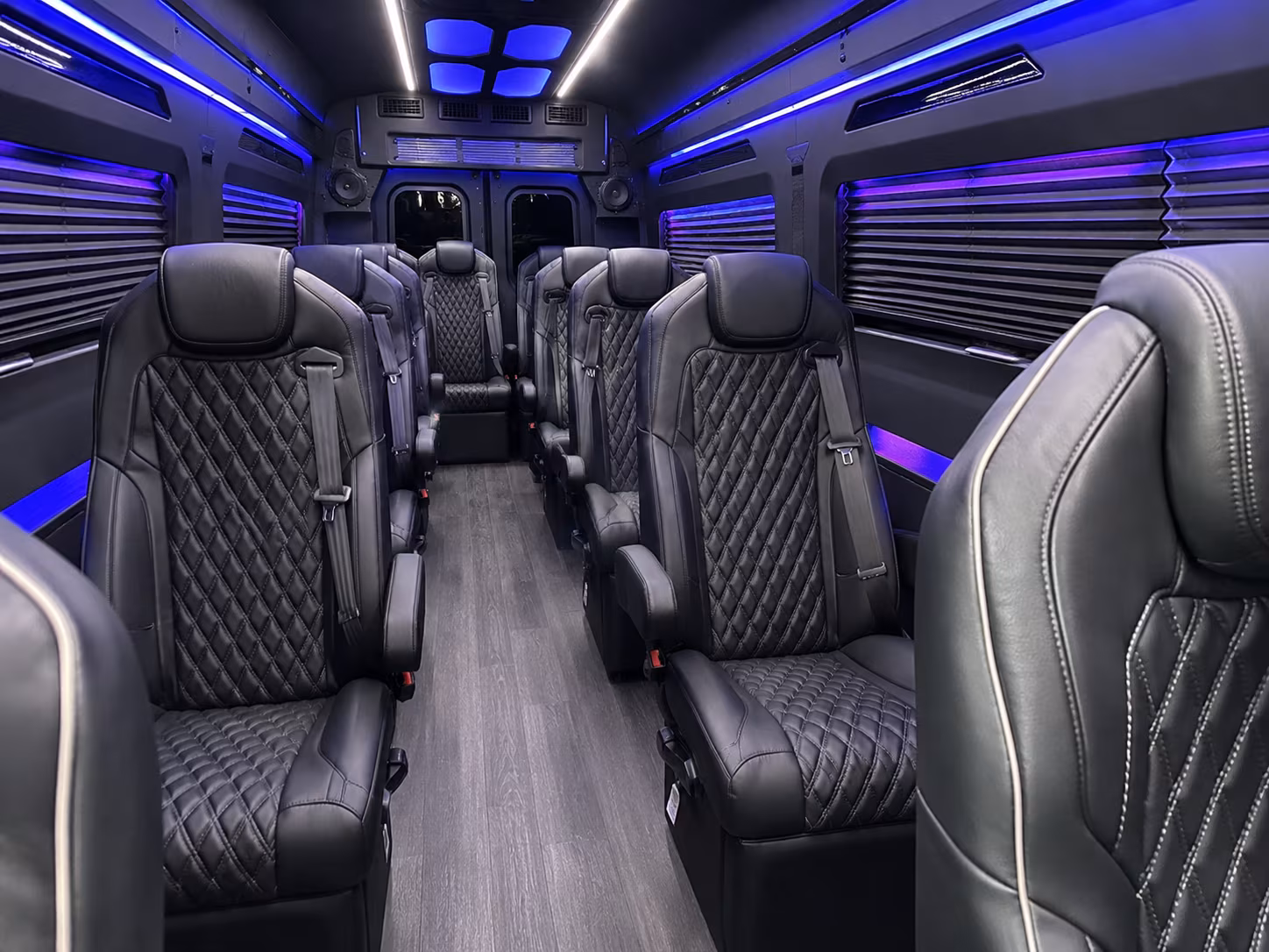 beaumont 12 passenger sprinter van inside