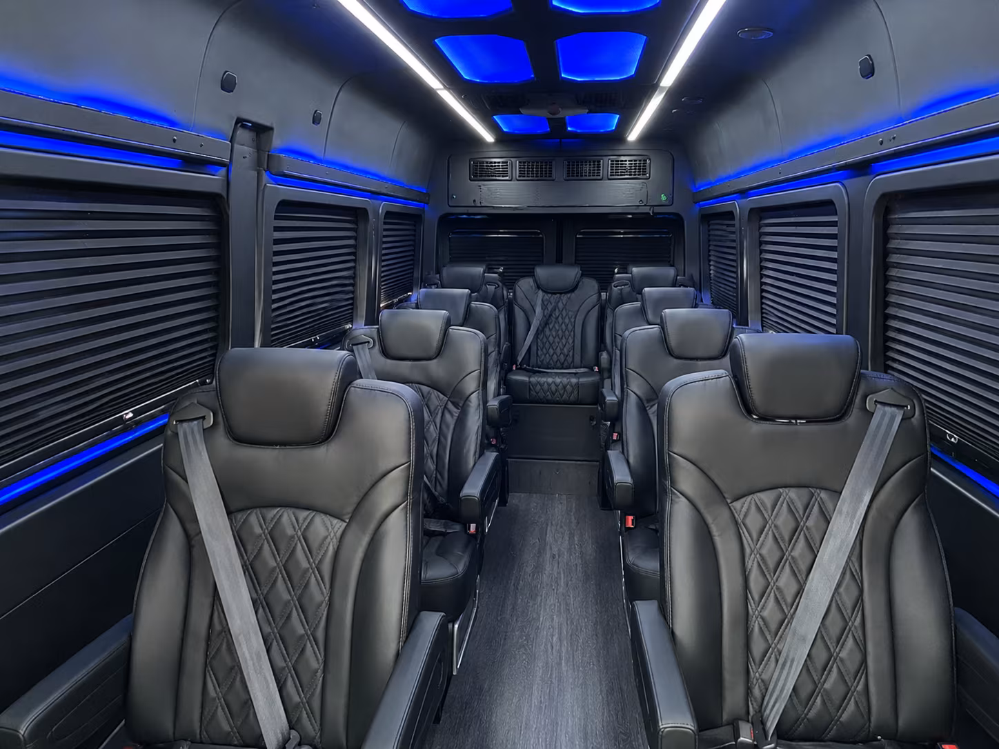 beaumont 12 passenger sprinter van interior