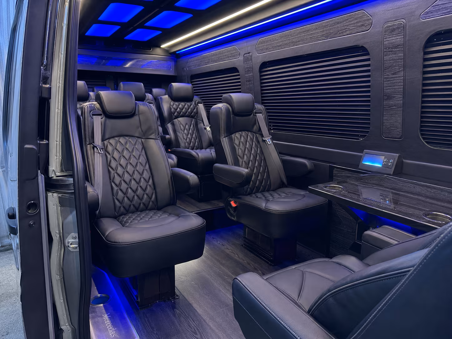 beaumont 15 passenger sprinter van inside