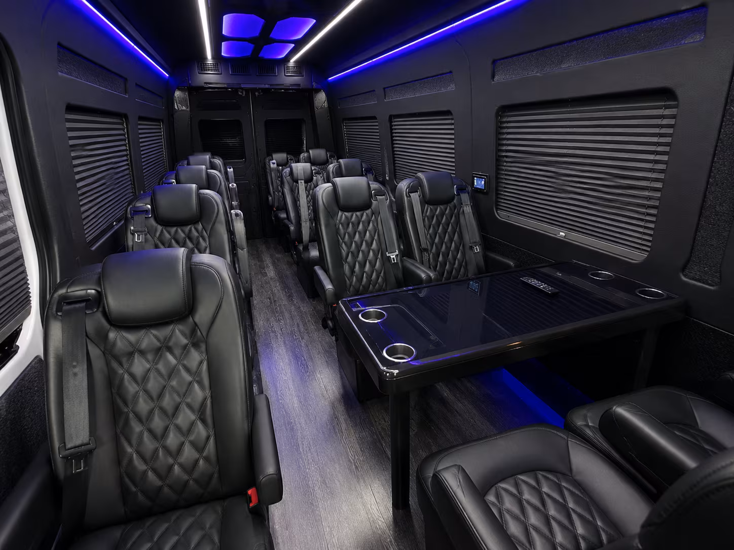 beaumont 20 passenger sprinter van inside