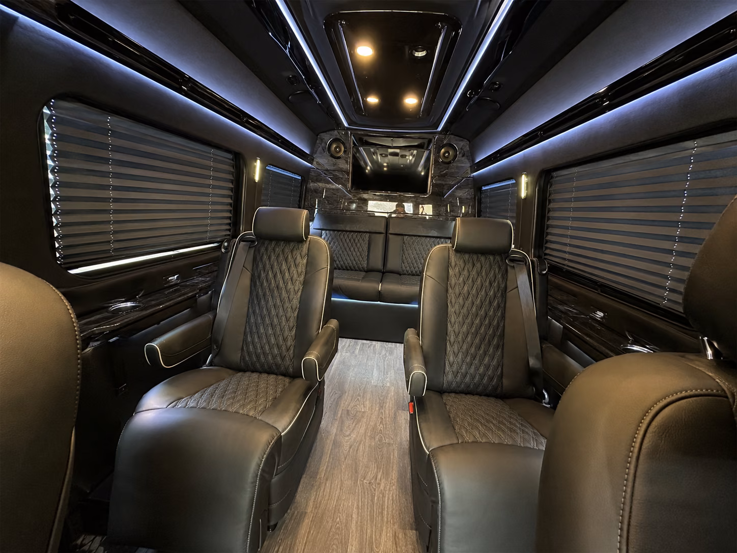 beaumont 20 passenger sprinter van interior