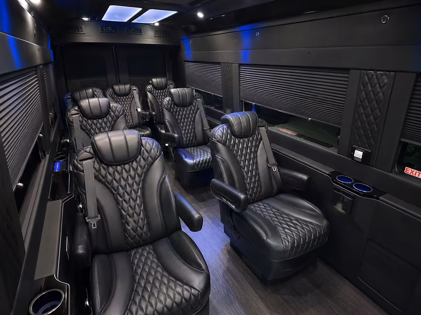 beaumont 8 passenger sprinter van inside
