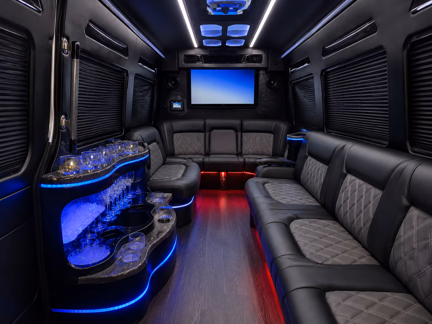 beaumont prom night dinner stops and multi venue sprinter van transportation