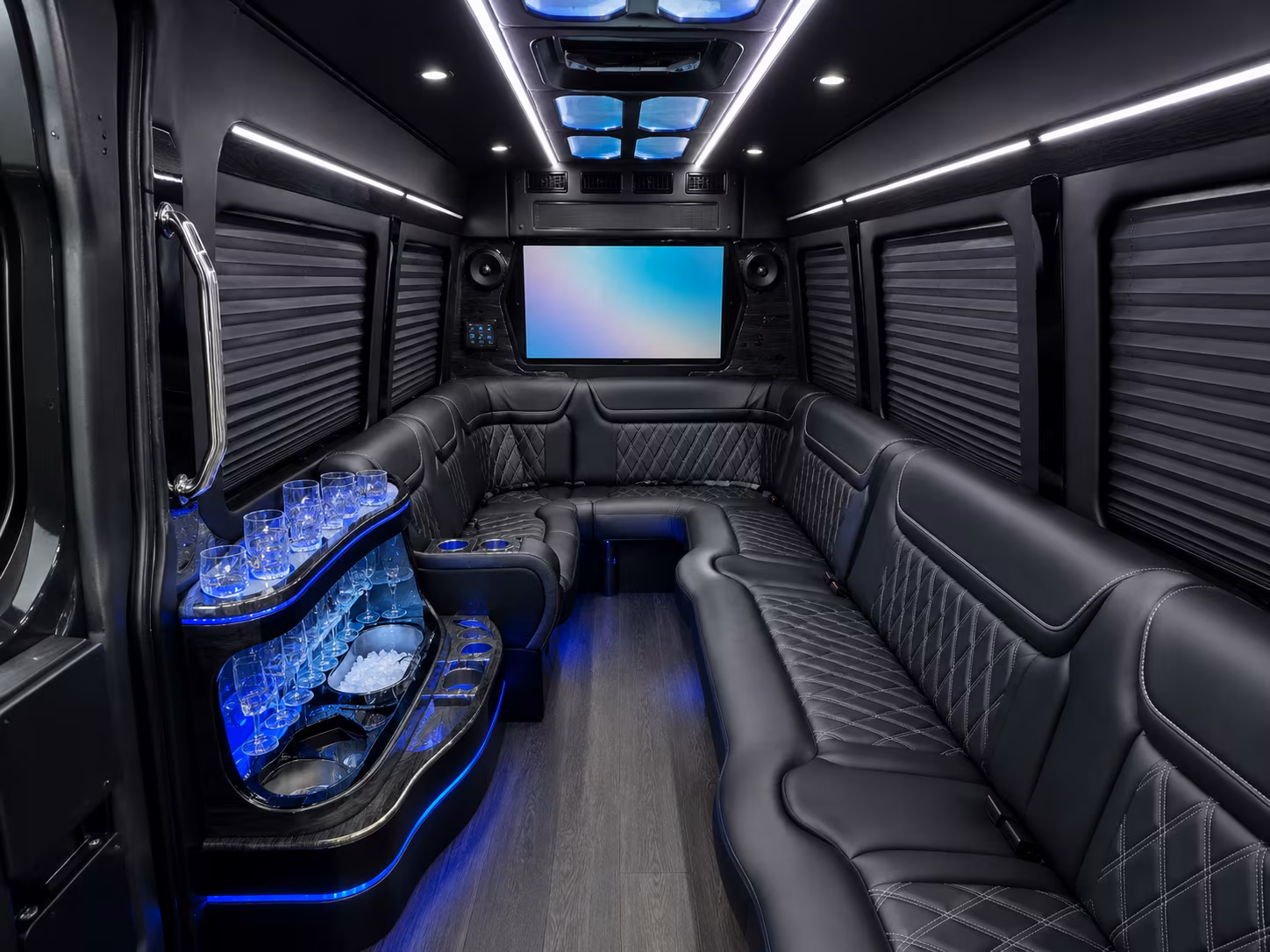 beaumont sprinter limousine inside
