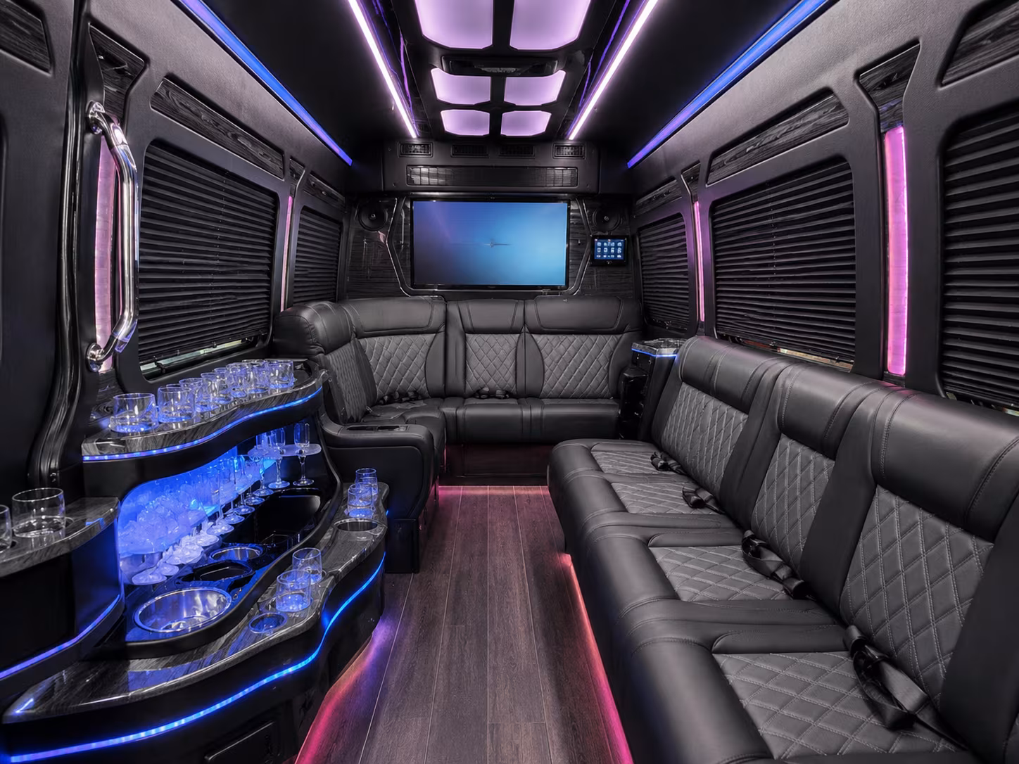 beaumont sprinter limousine interior